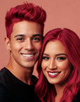 Luscious Raspberries: Original Raspberry Red Semi-Permanent Hair Dye Complete Kit with Bleach