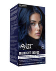Midnight Indigo No Bleach Purple Semi-Permanent Hair Dye Kit