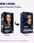 Midnight Indigo No Bleach Purple Semi-Permanent Hair Dye Kit
