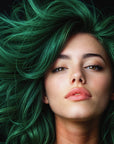 Midnight Jade No Bleach Green Semi-Permanent Hair Dye Kit