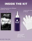Kit de tinte capilar semipermanente violeta sin lejía Midnight Violet