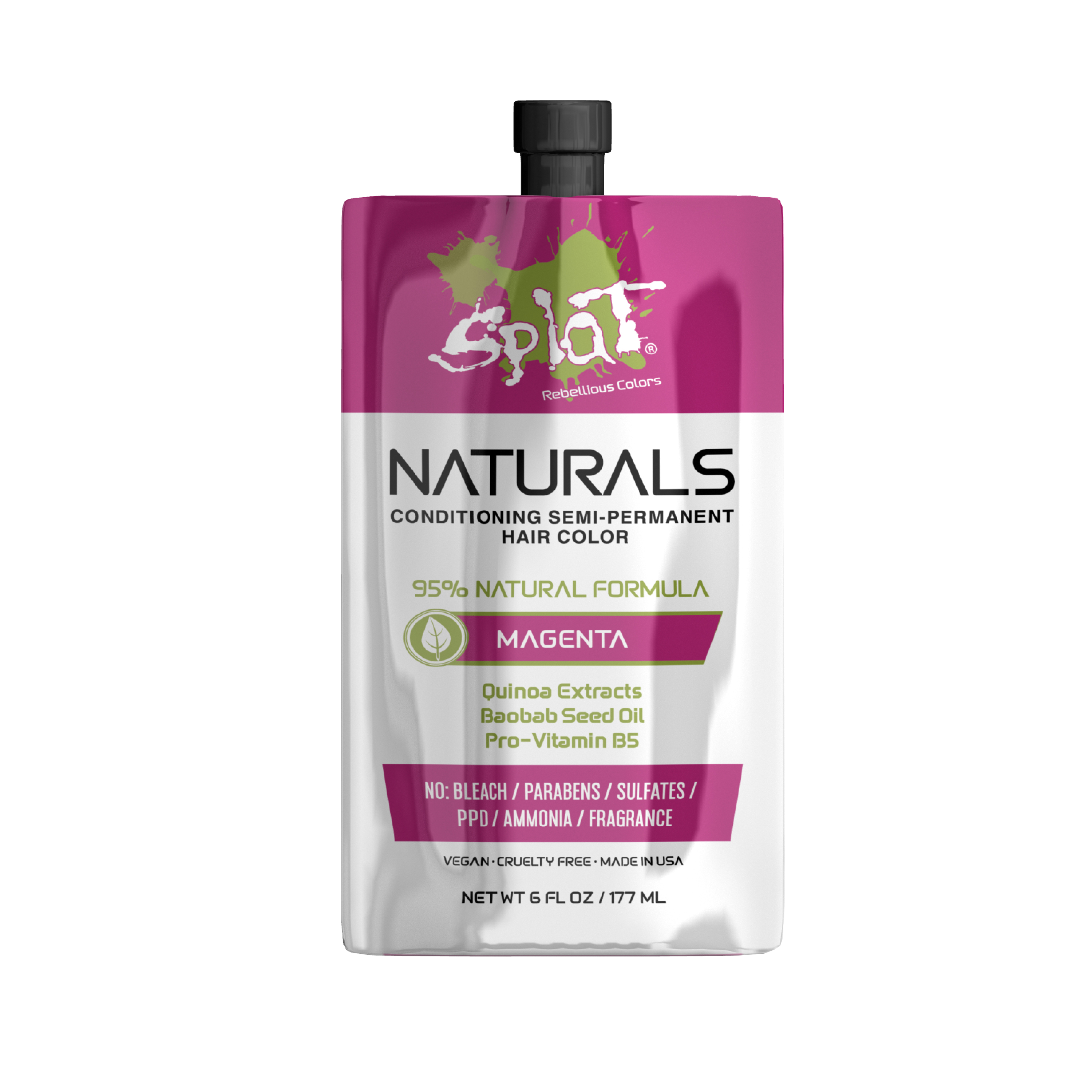 Naturals: Vegan Semi-Permanent Hair Dyes - Magenta