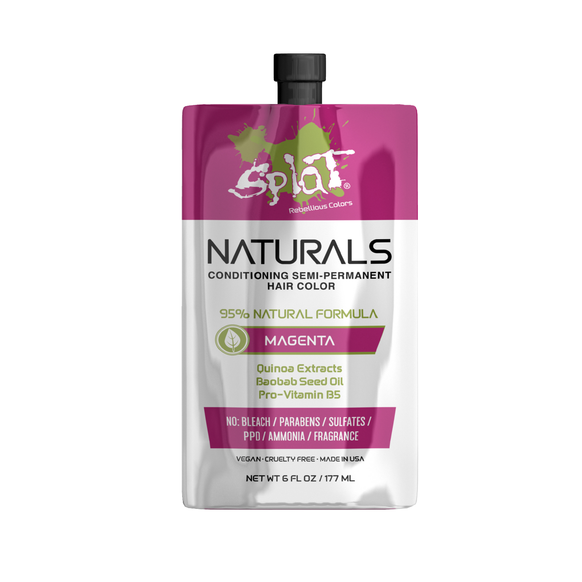 Naturals: Vegan Semi-Permanent Hair Dyes - Magenta