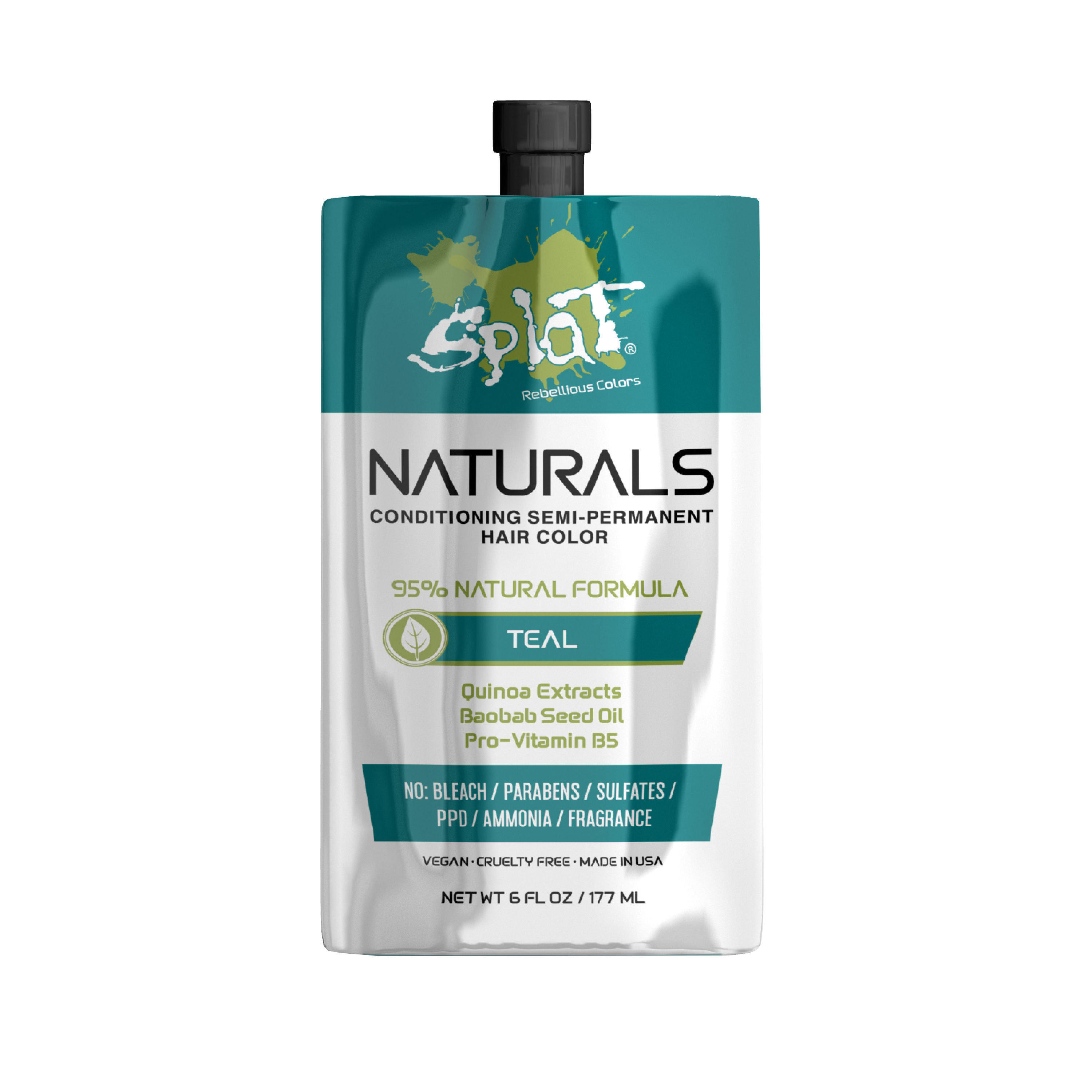 Naturals: Vegan Semi-Permanent Hair Dyes - Teal
