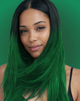 Neon Green: Original Neon Green Semi-Permanent Hair Dye Complete Kit with Bleach
