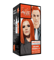 Orange Fireballs: Original Fire Orange Semi-Permanent Hair Dye Complete Kit with Bleach