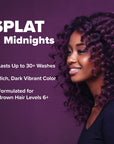 Splat Midnight Plum - Color de cabello semipermanente