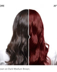 Plum Siren: Permanent Cool Red Hair Dye For Dark Hair