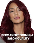 Plum Siren: Permanent Cool Red Hair Dye For Dark Hair