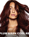 Plum Siren: Permanent Cool Red Hair Dye For Dark Hair