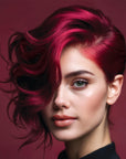 Midnight Ruby No Bleach Dark Red Semi-Permanent Hair Dye Kit