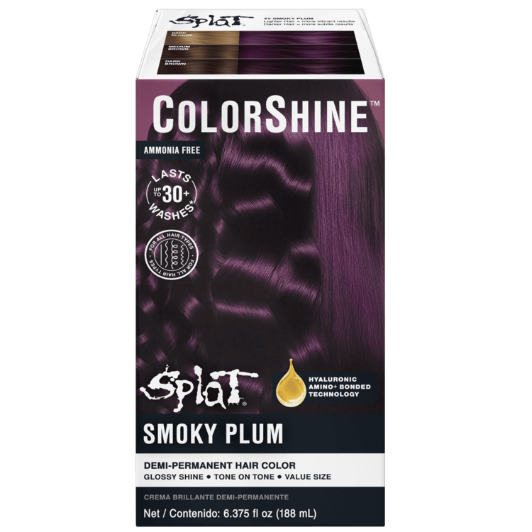 Splat ColorShine Demi-Permanent Hair Color: 4V Smoky Plum