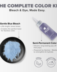 Sinful Silver: Original Silver Semi-Permanent Hair Dye Complete Kit with Bleach