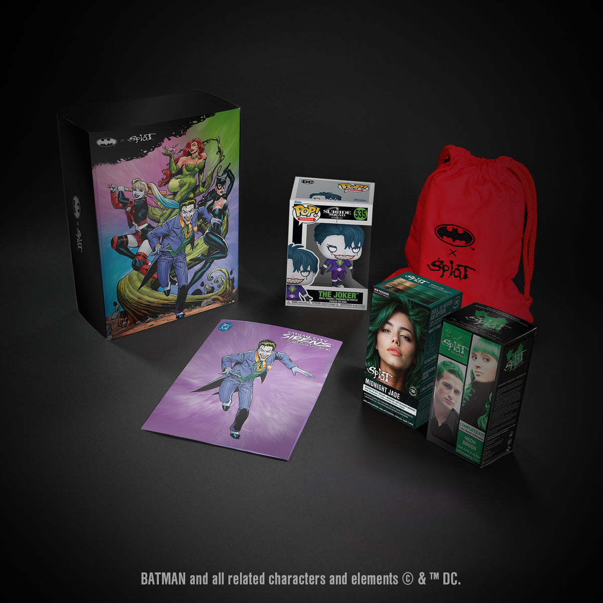 The Joker + Splat Limited Edition Collectible Kit – Splat Hair Color