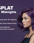 Midnight Violet No Bleach Violet Semi-Permanent Hair Dye Kit