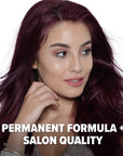 Violet Vibes: Permanent Deep Purple Hair Dye For Dark Hair