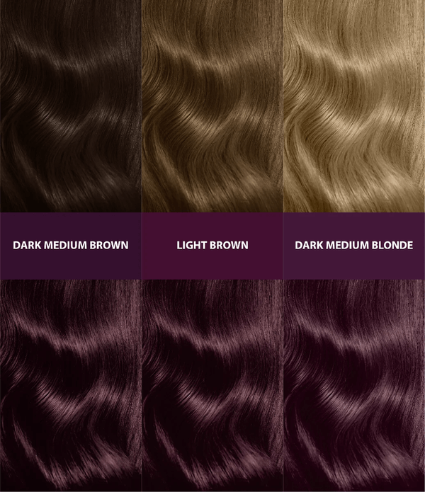 Violet Vibes: Permanent Deep Purple Hair Dye For Dark Hair