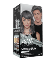 Winter Grey: Original Grey Semi-Permanent Hair Dye Complete Kit with Bleach