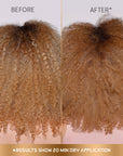 A photo of a model wearing Splat Mushroom Brown Hair Dye before and afters