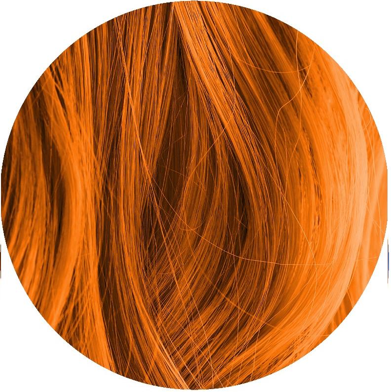 Orange Fireballs: Original Fire Orange Semi-Permanent Hair Dye Complete Kit with Bleach