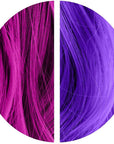 Splat Purple Hair Dye Ombre Rain Complete Kit with Bleach swatch