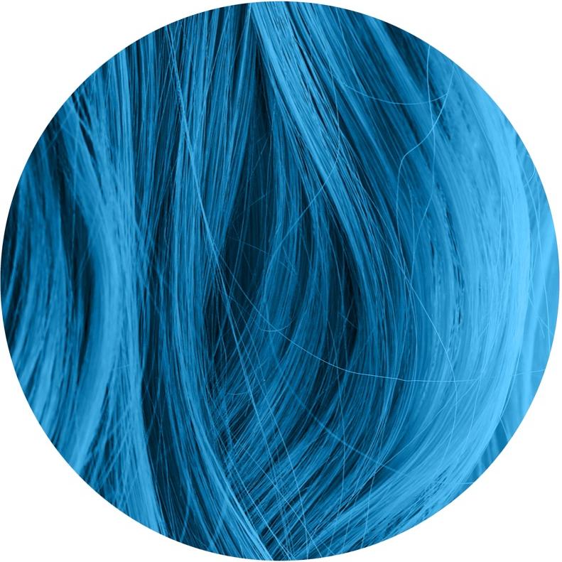 Swatch of  Novel Teal: Teal Semi Permanent Hair Dye