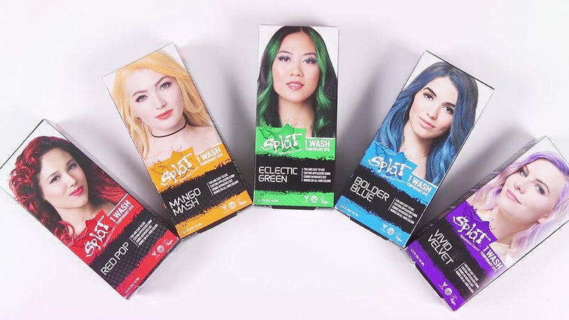 How-To Temporary Rainbow Streaks With Splat 1-Wash