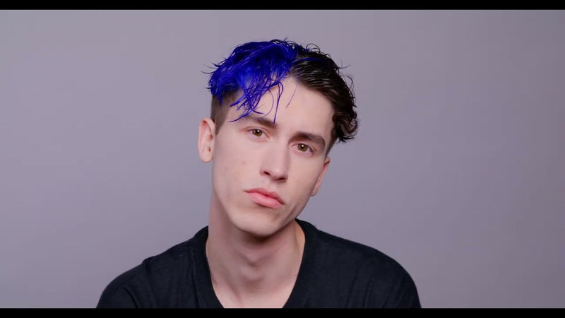 How To Create A Split Dye Look With Splat Melts Blueberry (Blue)