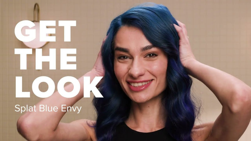 Splat Blue Envy Hair Dye Tutorial | Vibrant Semi-Permanent Color at Home