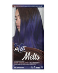 A box of Splat Hair Color's Melts Blueberry Hair Dye