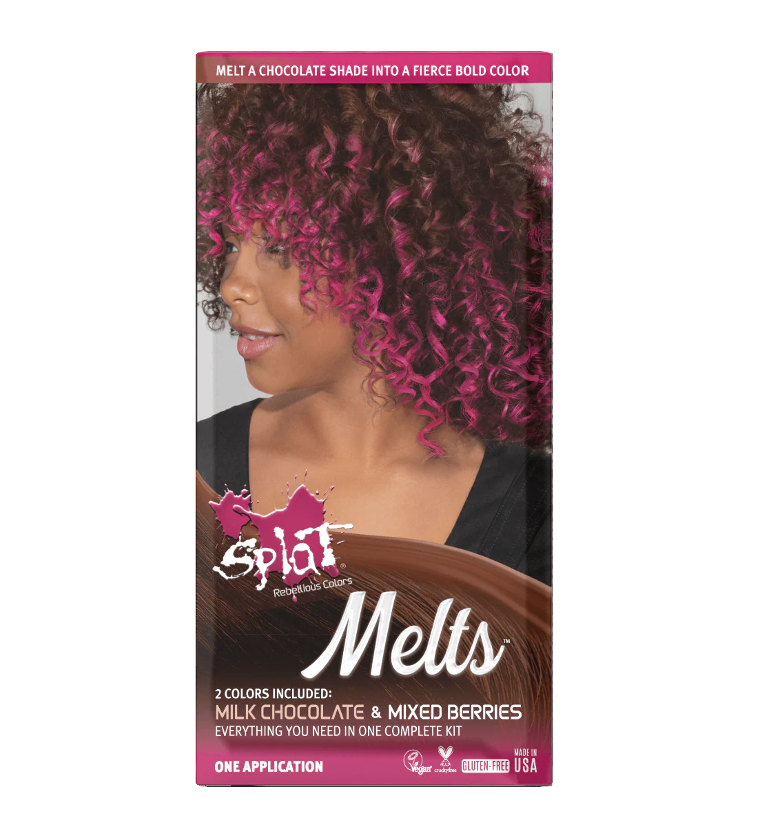 Melts Complete Kit with Bleach and 2 Semi-Permanent Colors - Milk