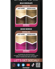 Kit completo Melts con lejía y 2 colores semipermanentes: chocolate con leche y frutos rojos mixtos