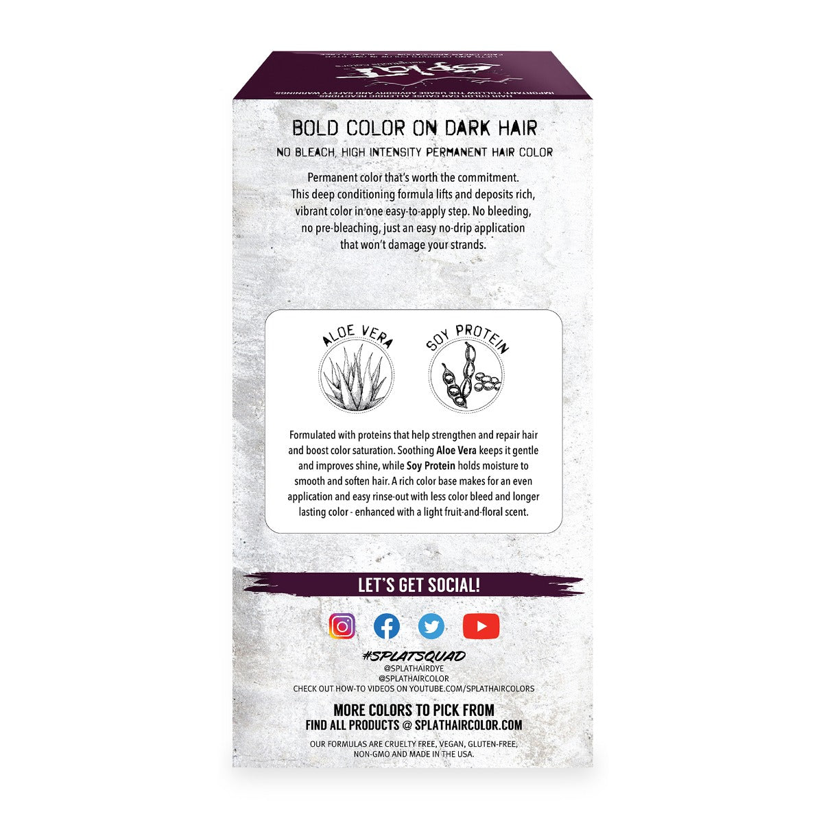 Violet Vibes: Permanent Deep Purple Hair Dye For Dark Hair