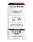 Violet Vibes: Permanent Deep Purple Hair Dye For Dark Hair