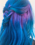 Splat Hair Dye Purple and Blue Ombre Hair Color Kit Semi-Permanent Dye & Bleach Ombre Dream