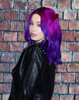 Splat Hair Dye Purple and Pink Ombre Semi-Permanent Vegan Hair Color Kit with Bleach