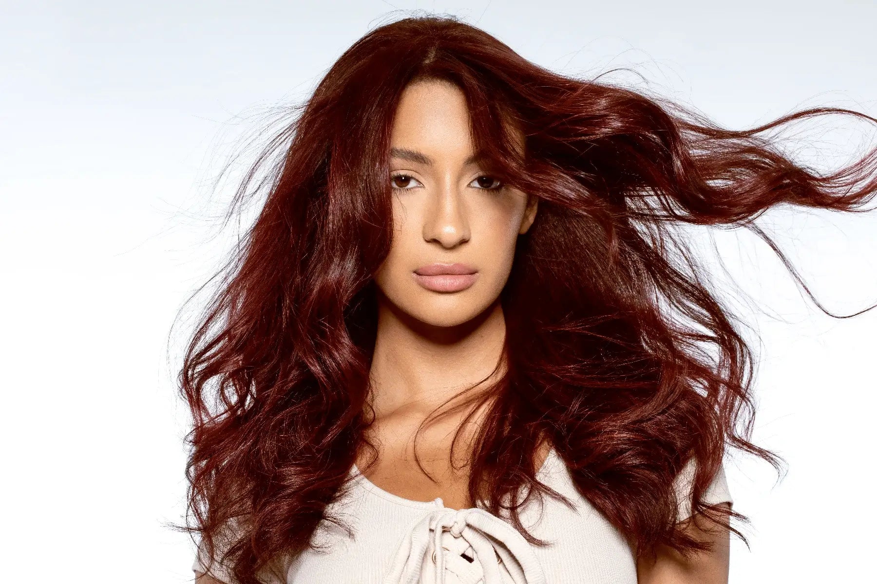 Plum Siren: Permanent Cool Red Hair Dye For Dark Hair