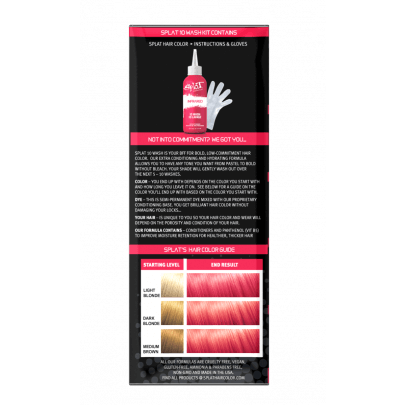 A box of Splat Hair Color's Infared Hair Dye