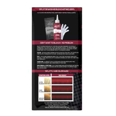 Splat Midnight Kit (Midnight Ruby) – Red Semi-Permanent Hair Dye
