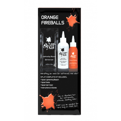 Original Complete Kit with Bleach and Semi-Permanent Hair Dye – Orange Fireballs