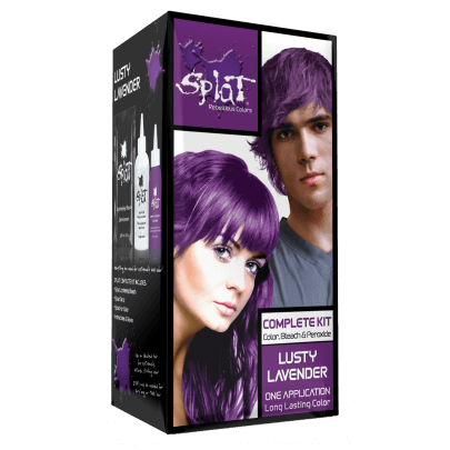 Splat Semi-Permanent Hair Dye Original Kit (Lusty Lavender)
