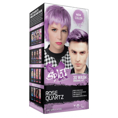 Splat Original Complete Kit with Bleach and Semi-Permanent Hair Color – Rose Quartz