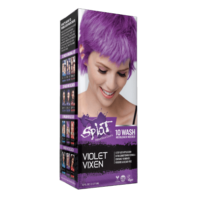 Violet Vixen Splat 10 Wash no bleach temporary hair color