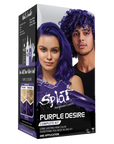 Purple Desire: Original Purple Semi-Permanent Hair Dye Complete Kit with Bleach