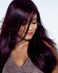 Violet Vibes: Permanent Deep Purple Hair Dye For Dark Hair