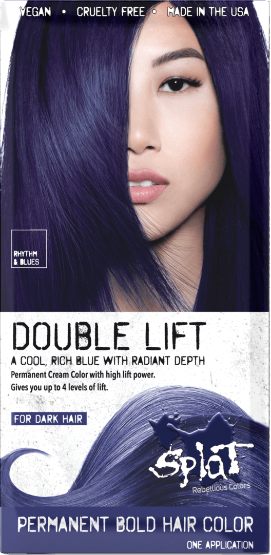 Rhythm and Blues: Permanent Blue Hair Dye For Dark Hair