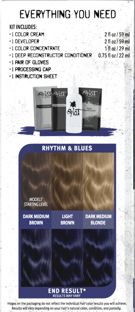 Rhythm and Blues: Permanent Blue Hair Dye For Dark Hair