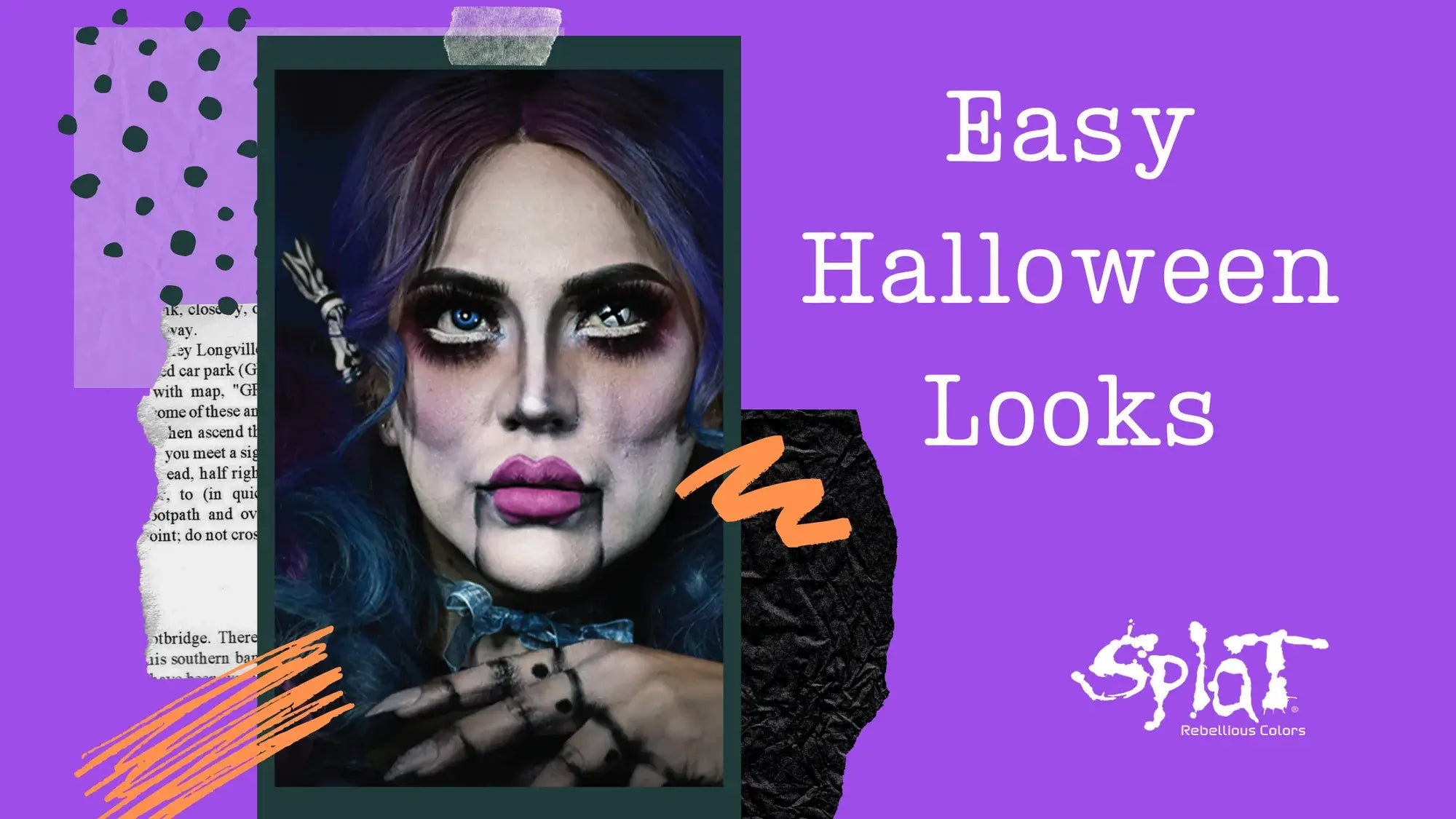 Halloween Hair Color Ideas | Splat Hair Color