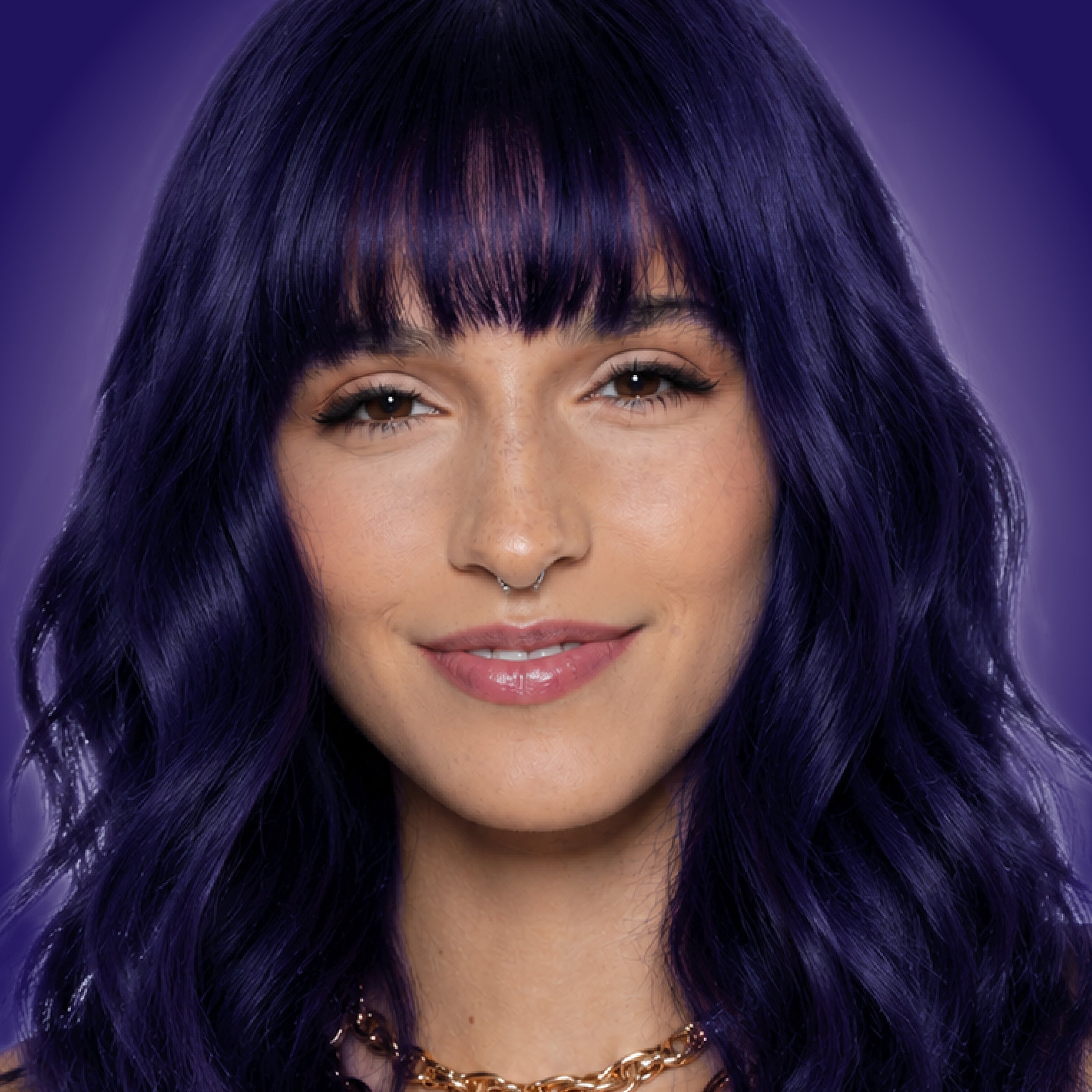 Midnight Amethyst No Bleach Purple Semi-Permanent Hair Dye Kit