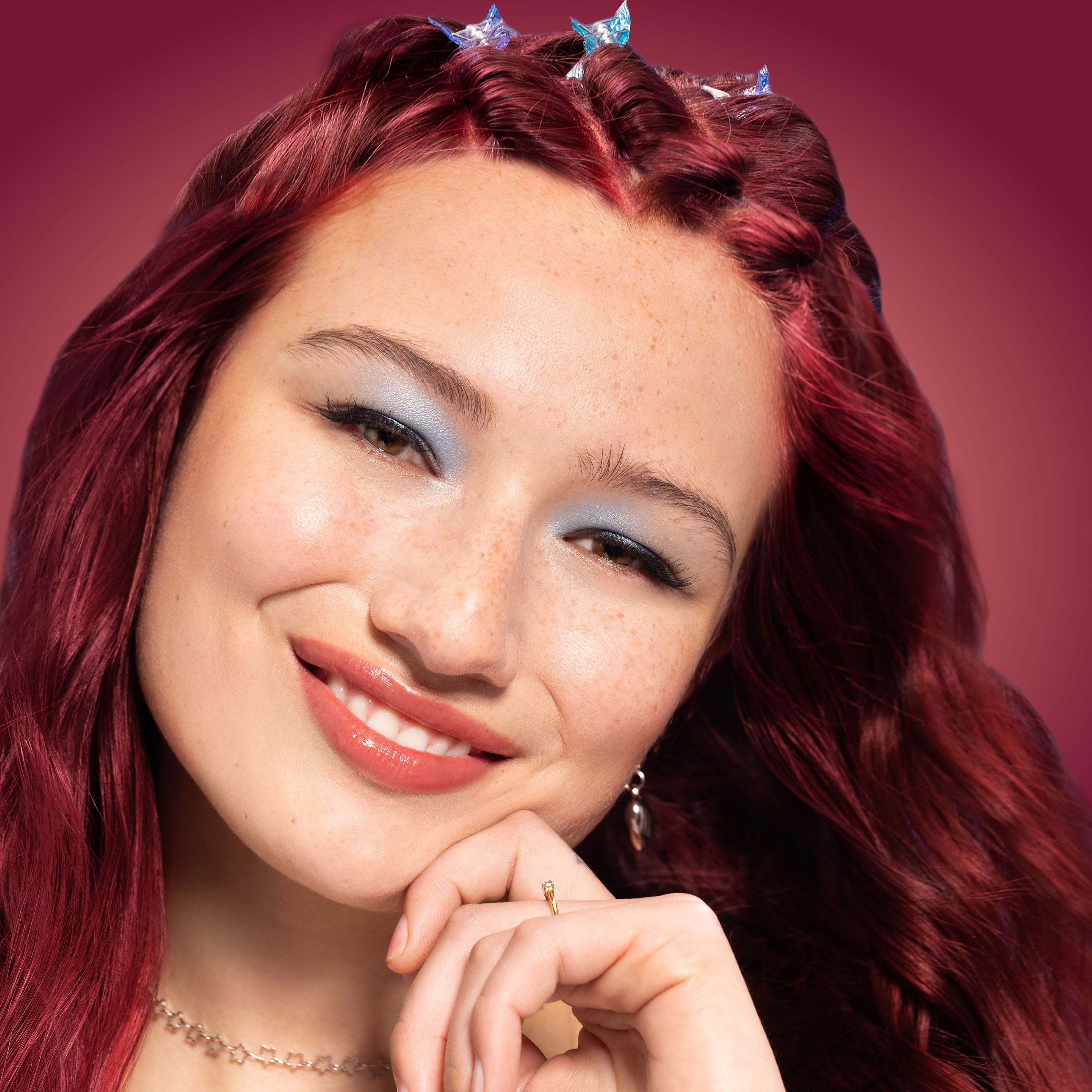 Midnight Ruby No Bleach Kit de tinte capilar semipermanente rojo oscuro